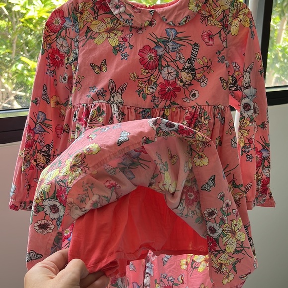 Floral Easter dress to fit 4-5 years - Picture 3 of 4